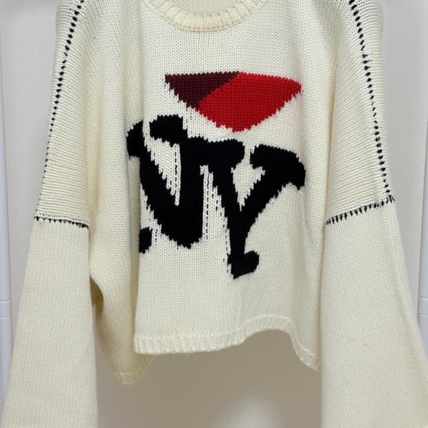 라프시몬스 NY 크롭니트 S