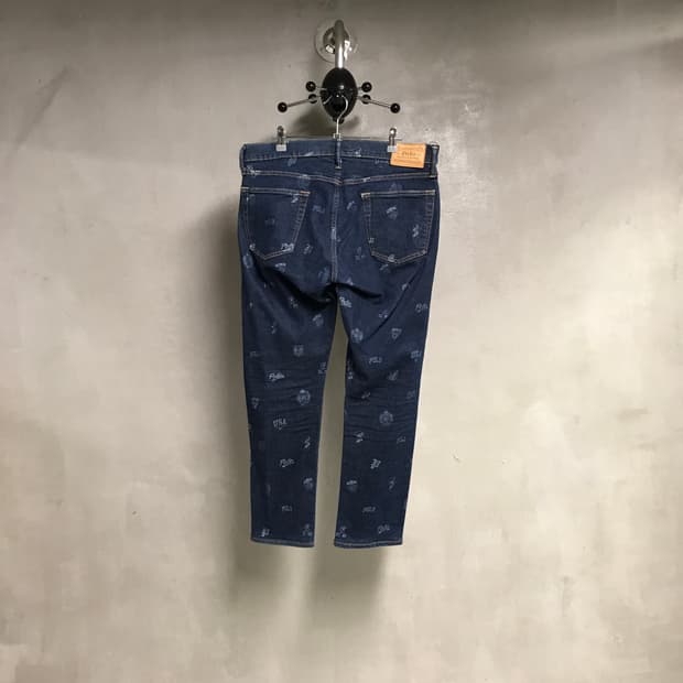 폴로 랄프로렌 멀티 로고 데님 팬츠 33/32