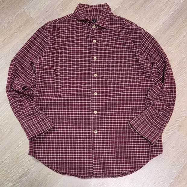 빈티지 체크 셔츠