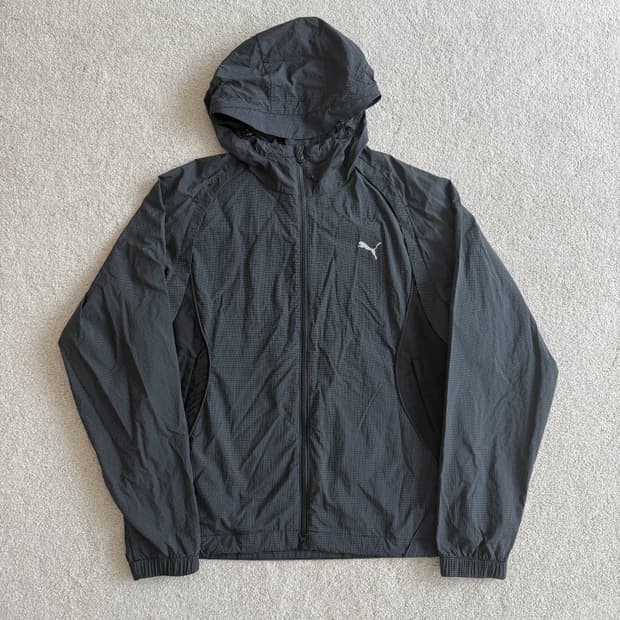 푸마 우븐 후디 러닝 바람막이 자켓