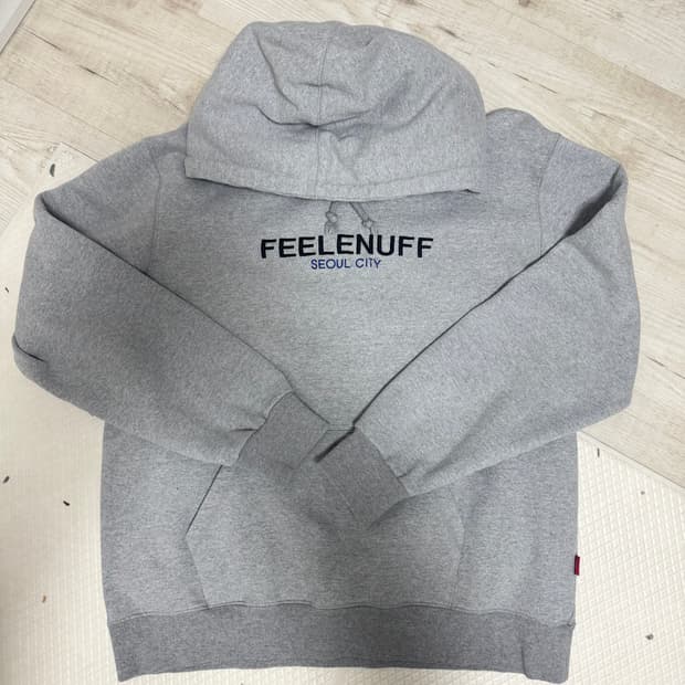 [L]필이너프 서울시티 십자가 후드티 L