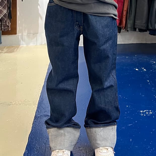 1990s USA Levis 리바이스 517 오렌지탭 생지 데님 팬츠