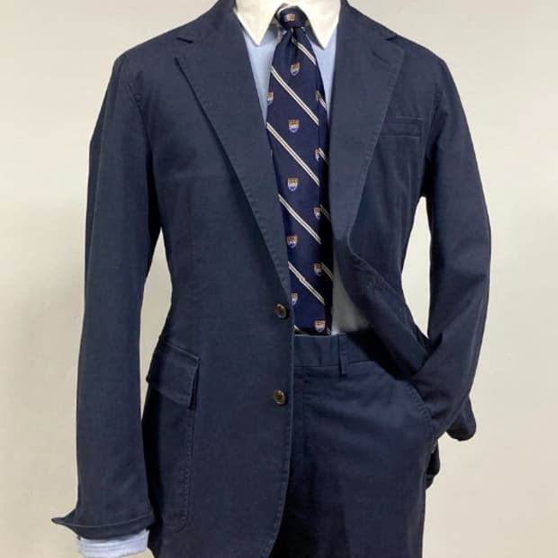 폴로 랄프로렌 치노 셋업 수트 (네이비) S 사이즈