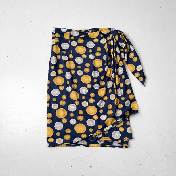 80-90s pattern wrap skirts