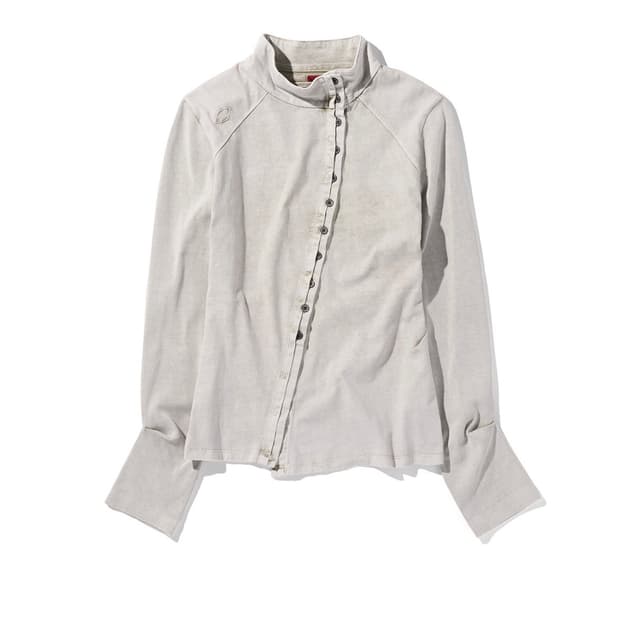 미스치프 셔츠 WASHED JERSEY SHIRT_LIGHT BEIGE