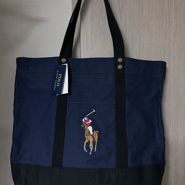폴로 헤비웨이트 캔버스 쇼퍼백
