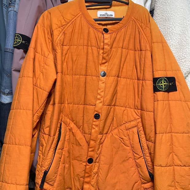 스톤아일랜드 나슬란 프리마로프트 자켓 오렌지 L