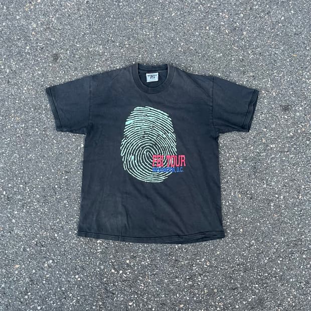 90s FBI 티셔츠