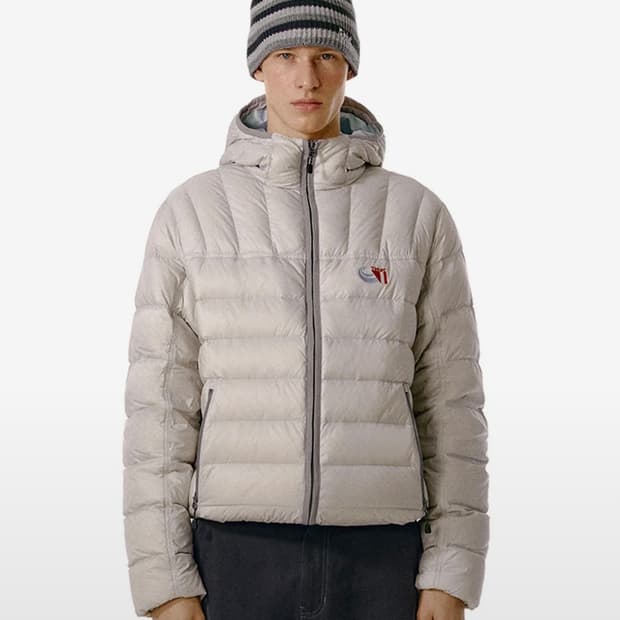 CT Lightweight Down Jacket Light Gray M