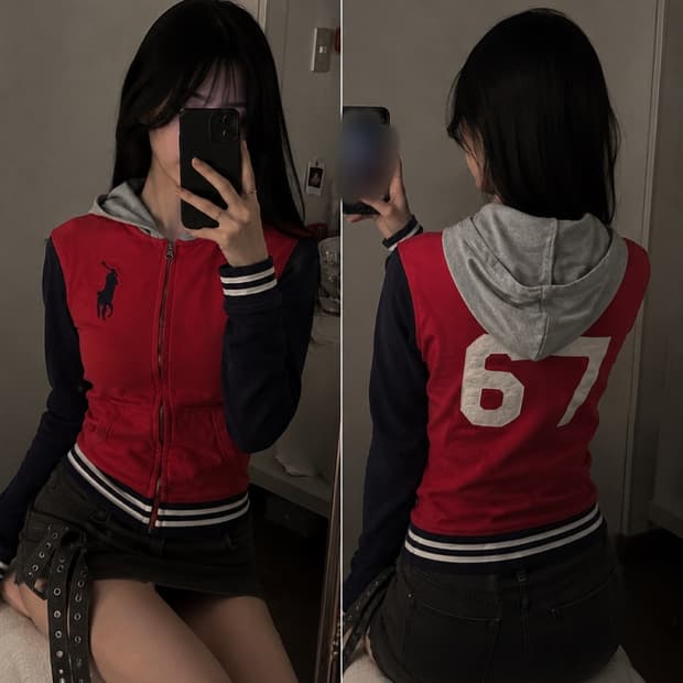 폴로 빅포니 후드집업