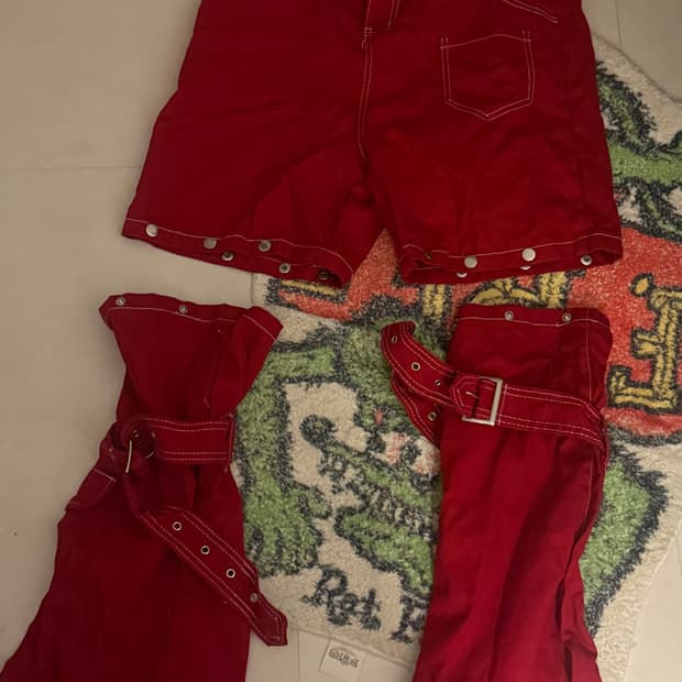 갸루 고스펑크 팬츠