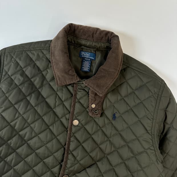 폴로 랄프로렌 코듀로이  퀼팅 자켓 
