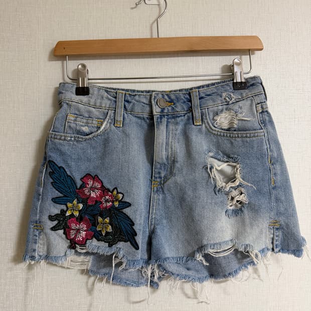 자라 컷오프 데님 반바지