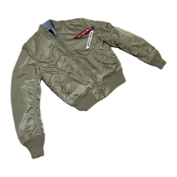 알파인더스트리 오프닝 세레모니 골드 실버 리버시브 ma-1