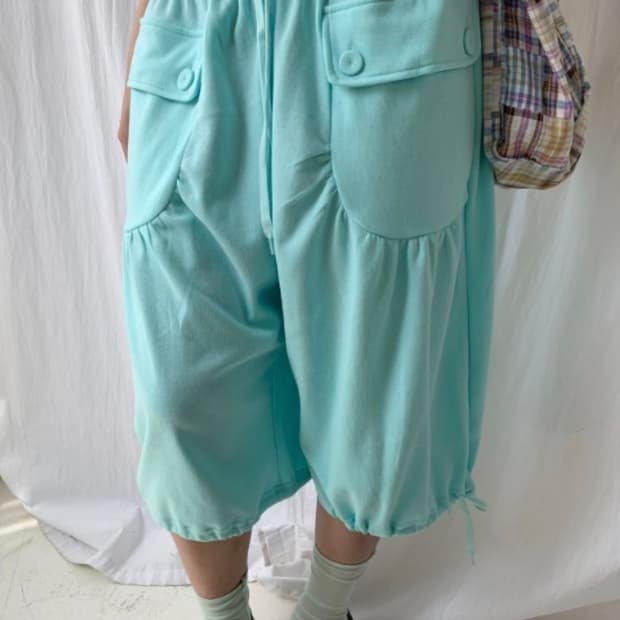 히피디피 cloud bermuda pants (mint)