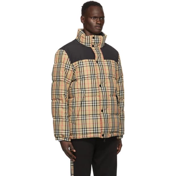 버버리 리버시블 패딩