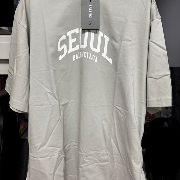 발렌시아가 seoul 티셔츠 미디엄핏 L 새상품