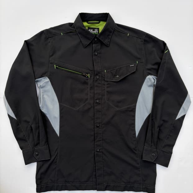 ICE ASSIST 더블 메쉬 유틸리티 셔츠 자켓