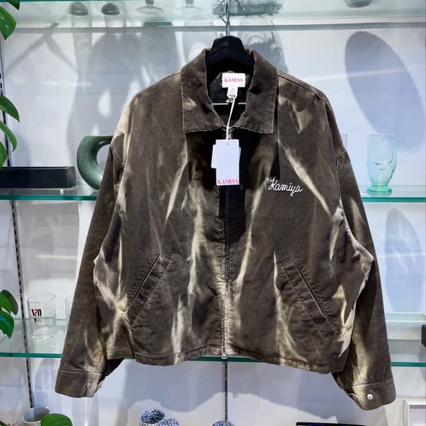 카미야 sun faded work jacket