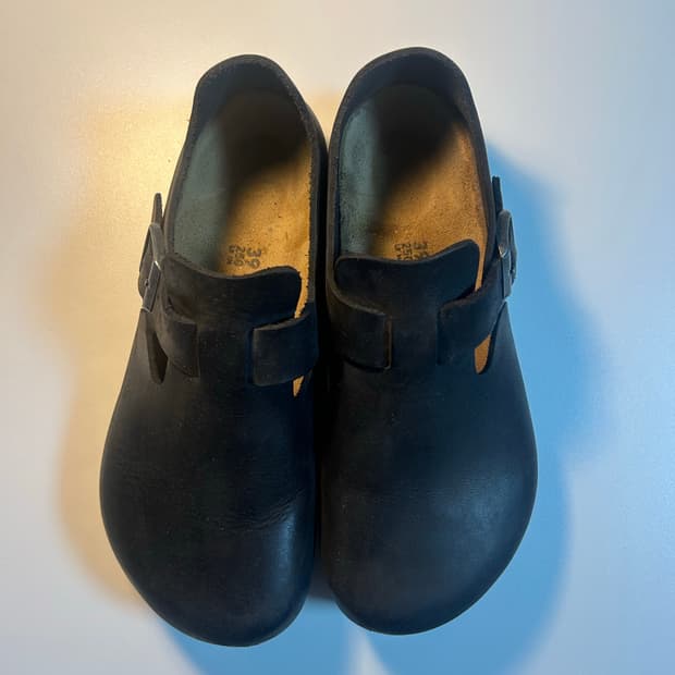 39 (250) 버켄스탁 런던 오일드 레더 레귤러 블랙