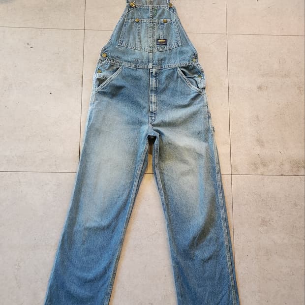 오시코시 비고시 데님 오버롤