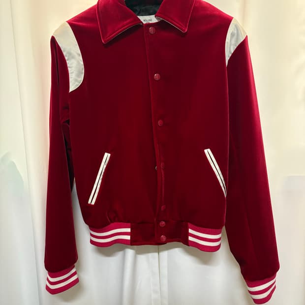 롤링스튜디오 벨벳 바시티 자켓