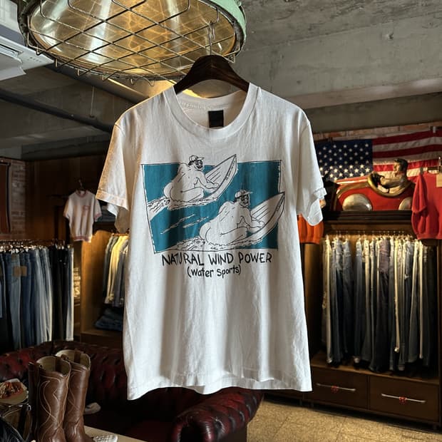 90s USA 스크린스타즈 서핑 프린팅 반팔 티셔츠