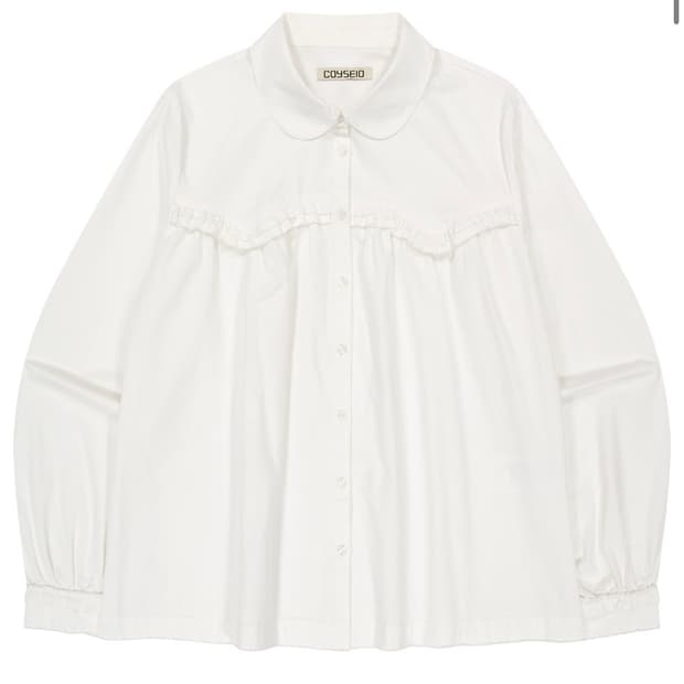 코이세이오 러프컷 프릴 셔츠