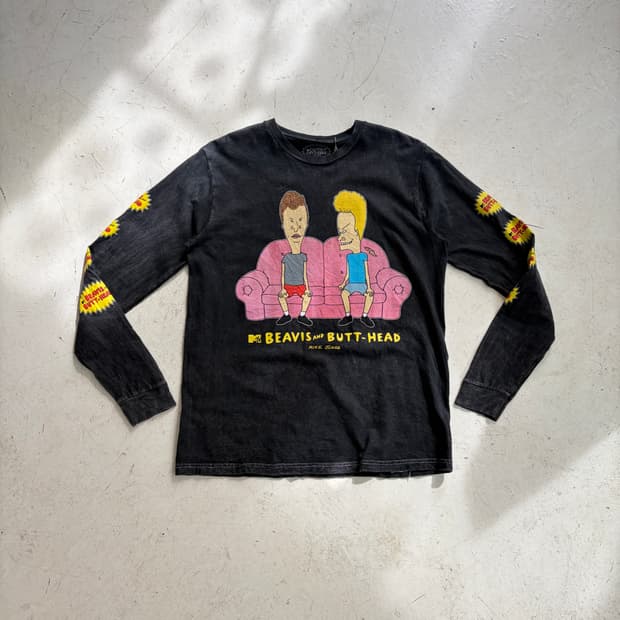 비비스와 버트헤드 오피셜 빈티지 롱슬리브 S/M