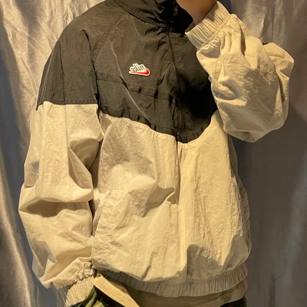 XL 나이키 배색 포인트 나일론 아노락