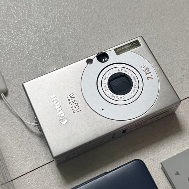 캐논 익서스 IXUS 70 실버 디지털 카메라