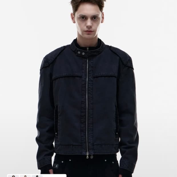 Op. 03 EVEL BIKER JACKET CHARCOAL