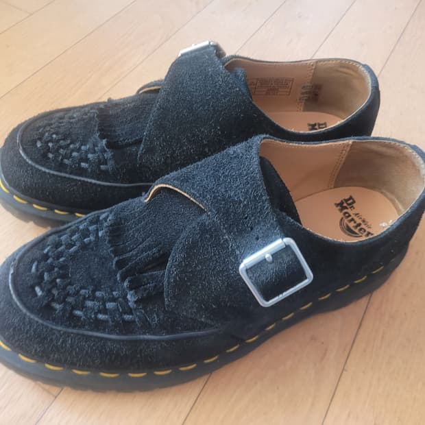 닥터마틴 스웨이드 로퍼