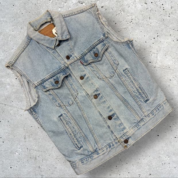 [38] 리바이스 데님 조끼 베스트 청베스트 C365