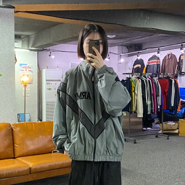 빈티지 미군 ARMY 배색 바람막이 B4798