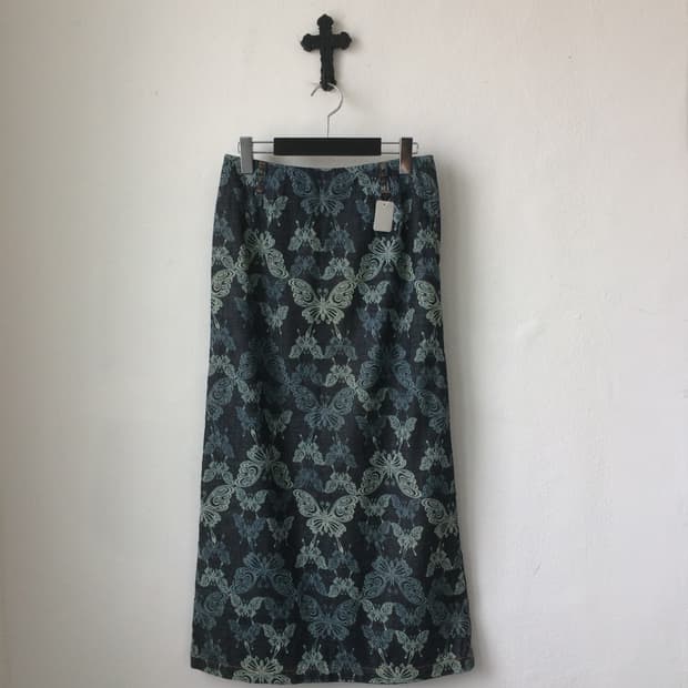 Ozone community butterfly pattern denim 