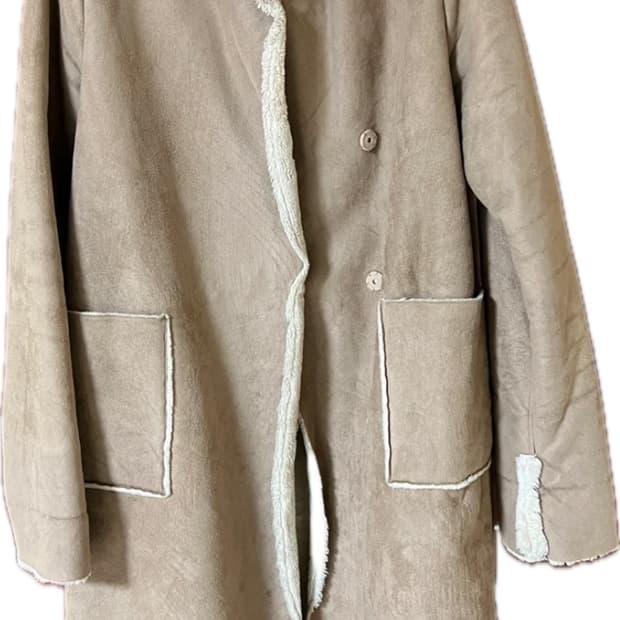 어반리서치 여성용 후드 무스탕 롱코트( Free 사이즈 )