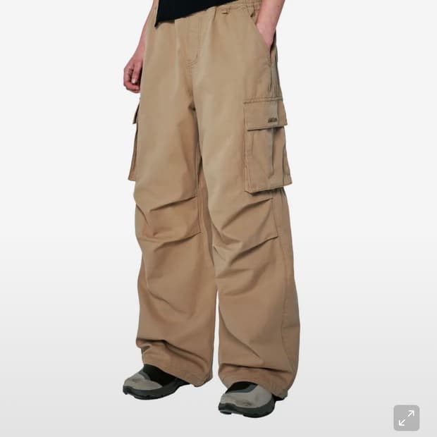 오드스튜디오 파라슈트 워싱  카고팬츠