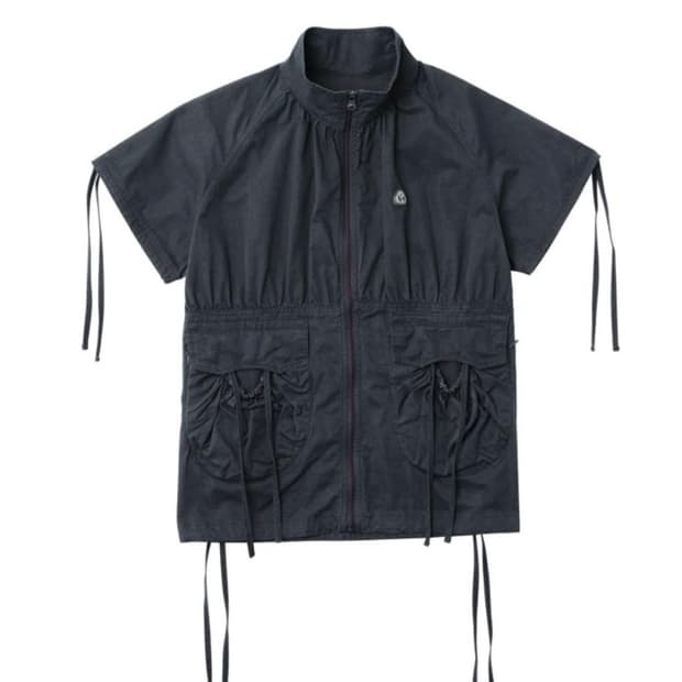 Coyseio 코이세이오 셔링 포켓 자켓 차콜