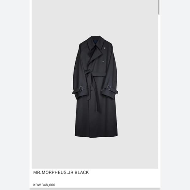 포커페이스 모피어스 트렌치 코트 42