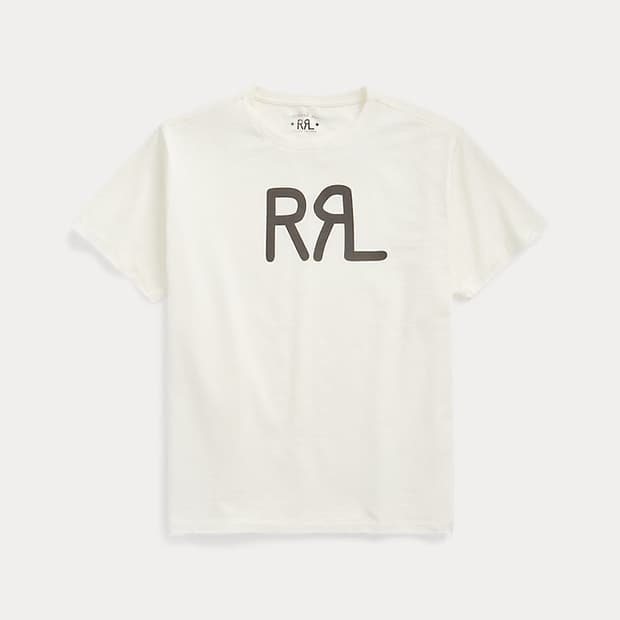 rrl 랜치 로고 티셔츠 화이트 L