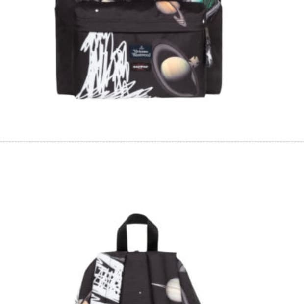 비비안 웨스트우드 x 이스트팩 패디드 백팩 블랙