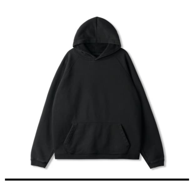 Htae80s Black Faded Two Face GYM hoodie 