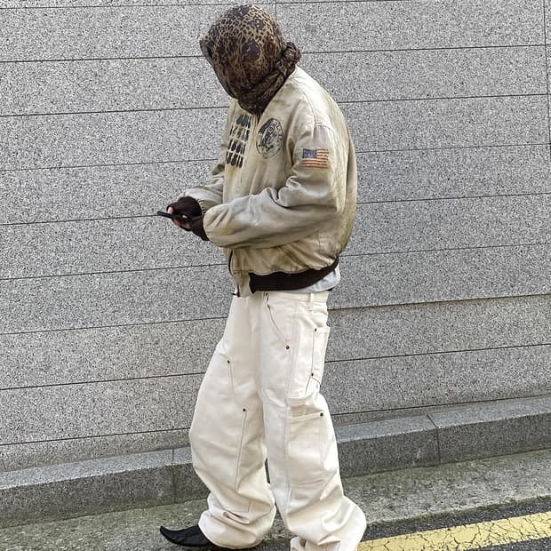 언더마이카 퓨어 하드스톤  카펜터 팬츠 아이보리 - 24FW