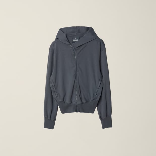 EE HOODED ZIP JACKET
CHARCOAL 라지