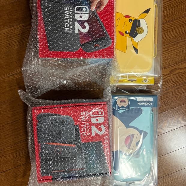 닌텐도 스위치2 미개봉 새상품+포켓몬 파우치