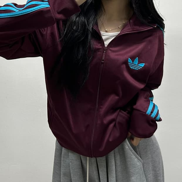 아디다스 구파이어버드 마룬 버건디 대장급 트랙탑 희귀져지(105)