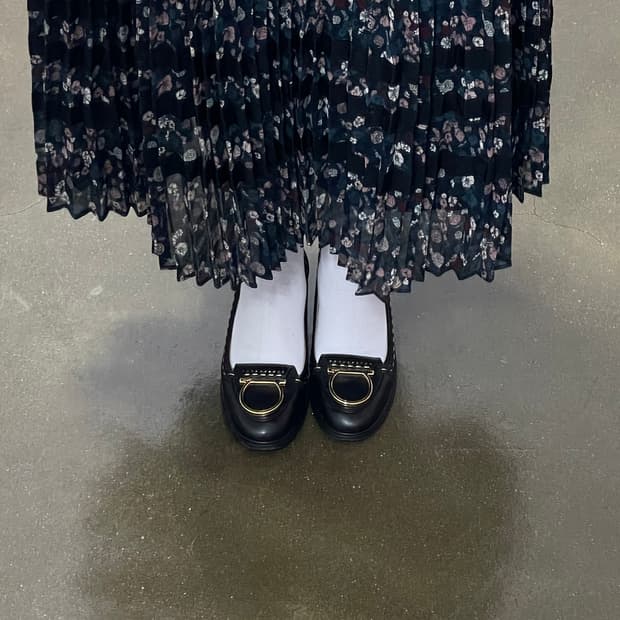 페라가모 블랙 금장 로퍼 7