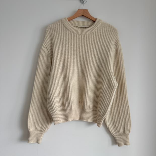 아모멘토(AMOMENTO) 울 피셔맨 니트