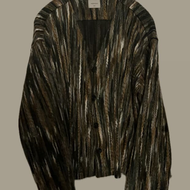 빈티지 케이블 가디건 